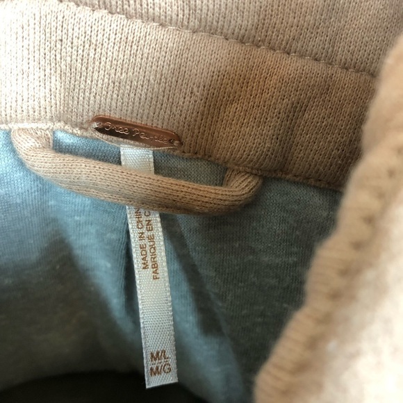 Free people oversized quilted blush‎ pink jacket - Picture 9 of 9